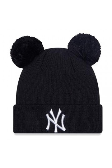 New Era Femme Bonnet dhiver Bobble Beanie - NY Yankees