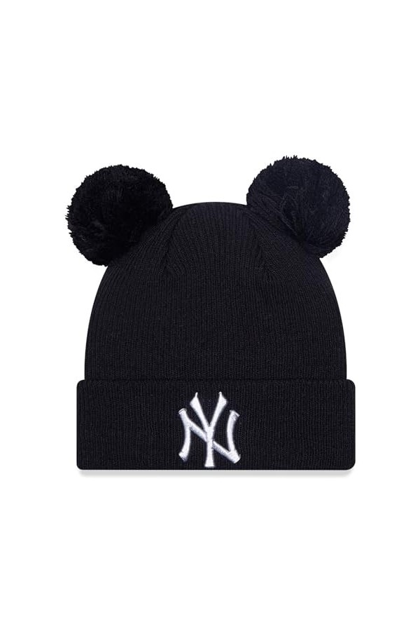 New Era Femme Bonnet dhiver Bobble Beanie - NY Yankees