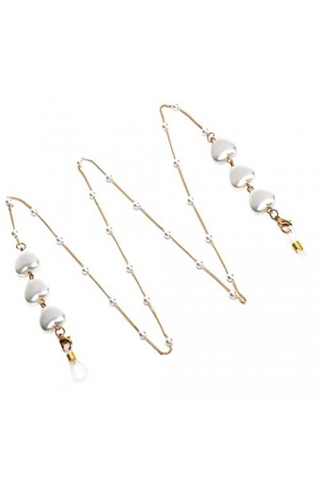 Chaîne de couverture de visage, chaîne de lunettes en métal durable pour lunettes pour la décoration