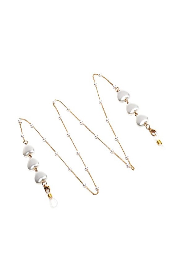 Chaîne de couverture de visage, chaîne de lunettes en métal durable pour lunettes pour la décoration