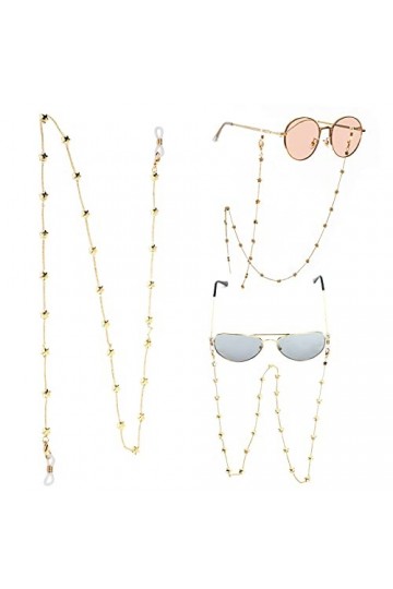 needlid Chaîne Mouth-Muffle, Chaîne de Lunettes de Soleil élégante Chaîne de retenue de Lunettes Anti-Perte pour Le Bureau po