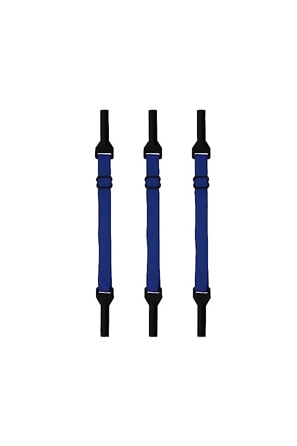 Anulely lunettes sport - Lot 3 sangles porte-lunettes réglables - Sangles lunettes, support lunettes, support retenue lunette