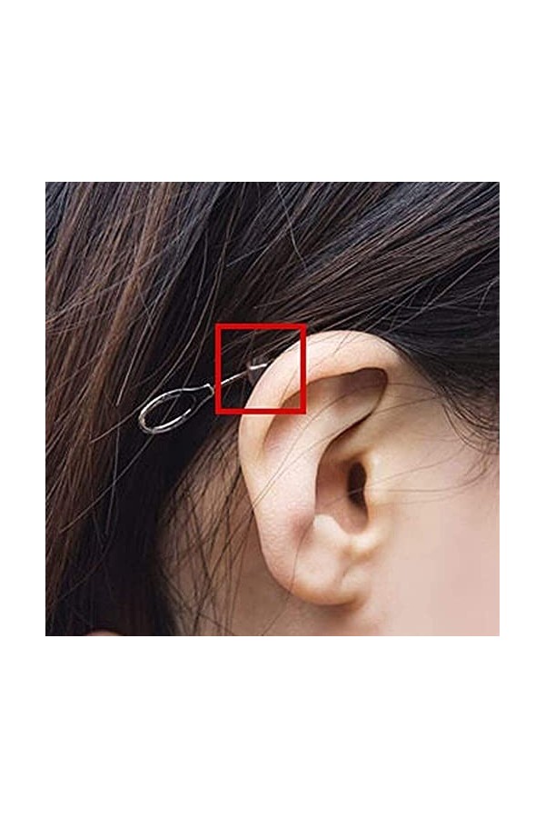 Wudaizhi 10 paires dembouts de branches de lunettes rondes, manchon de rétention de lunettes anti-dérapant, prévention des c