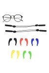 Sangle de lunettes, accessoire de lunettes universel en silicone crochet de lunettes pour adultes pour enfants