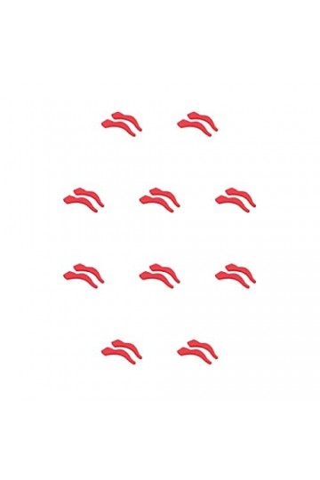 eexuujkl 10 pièces porte-lunettes anti-dérapant temple conseils durable manchon retenue plusieurs couleurs lunettes de soleil