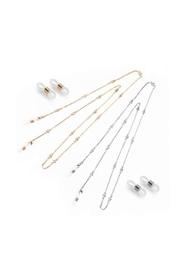Eli-time Chaîne Lunettes Femmes, Cordon Lunettes pour Femmes et Hommes pour Lunettes/Lunettes de soleil/Lunettes de lecture a