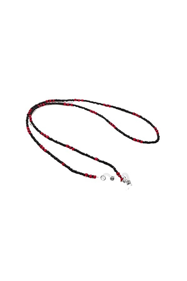 XTYPE Chaînes de lunettes pour femmes rétro perles autour du cou élégant chaîne à œil cordon de lunettes couleur : vert, tai