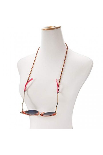 EXCEART en Perles Chaîne Porte-Lunettes Sangle Cordon Vintage Lunettes de Soleil Chaîne Lunettes Retenue Sangle Chaîne Antidé