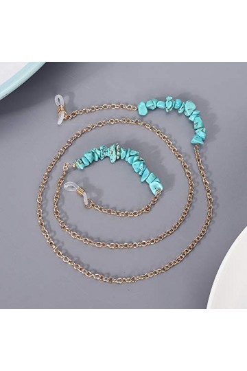 ZJchao Chaîne de Lunettes en Corde de Lunettes, Chaîne de Lunettes en Alliage de Lunettes à la Mode, Cordon de Lunettes Antid