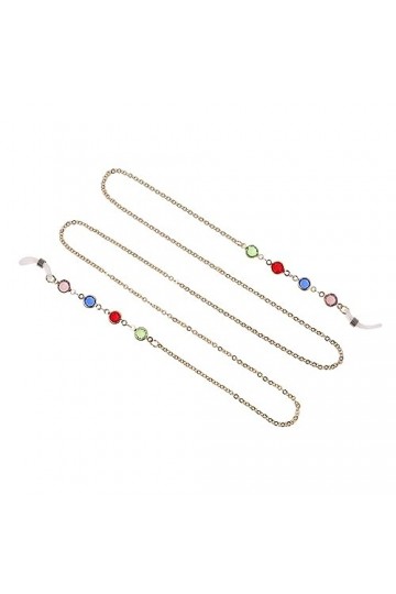 Healeved Or Lunettes Chaîne De Lunettes Lunettes Cordon Porte-Lunettes Sangle Lunettes Sangle De Sécurité Lunettes Sangle De 