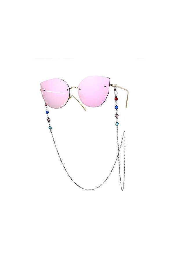 Healeved Or Lunettes Chaîne De Lunettes Lunettes Cordon Porte-Lunettes Sangle Lunettes Sangle De Sécurité Lunettes Sangle De 