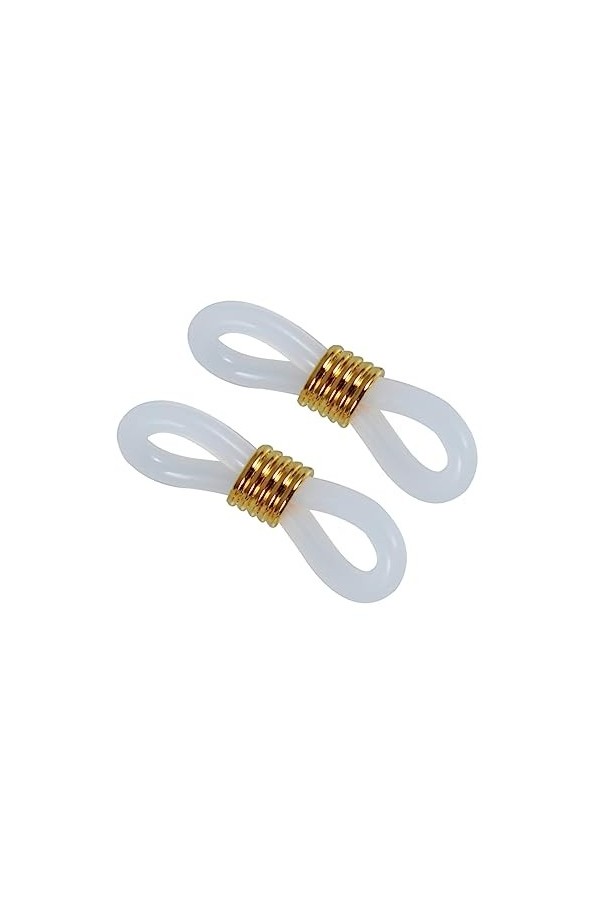 SEWACC 100 Pièces Chaîne De Lunettes Anneau De Silicone Anneau De Lunettes Pour Chaîne Support De Fixation De La Chaîne De Lu