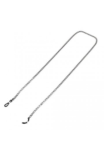 Ruilogod Tasse en caoutchouc métallique Spectacle Porte-titulaire de la chaîne de cordon de verre de la chaîne de cordon de l