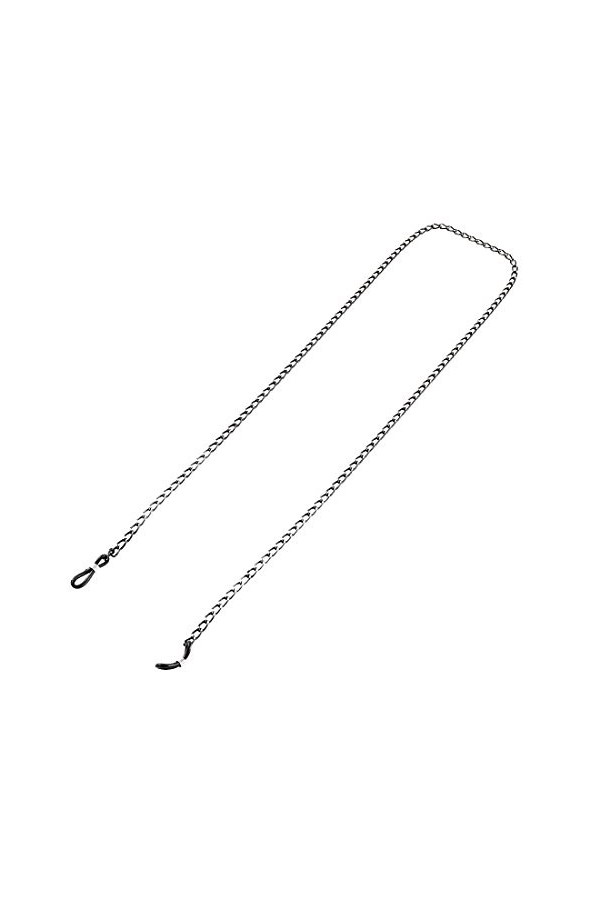 Ruilogod Tasse en caoutchouc métallique Spectacle Porte-titulaire de la chaîne de cordon de verre de la chaîne de cordon de l