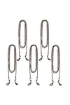 Hellery 5x Lunettes Cou Cordon Chaîne Lunettes De Vue Lunettes De Soleil Titulaire Métal - Gris, Gris