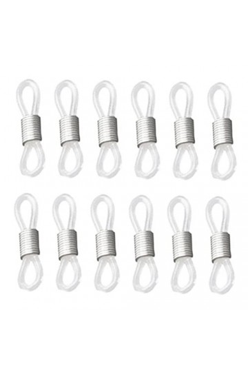 OSALADI 25 Pièces Boucles Porte-lunettes Boucles De Chaîne De Lunettes Connecteurs Dextrémité De Lunettes Accessoires Extrémi