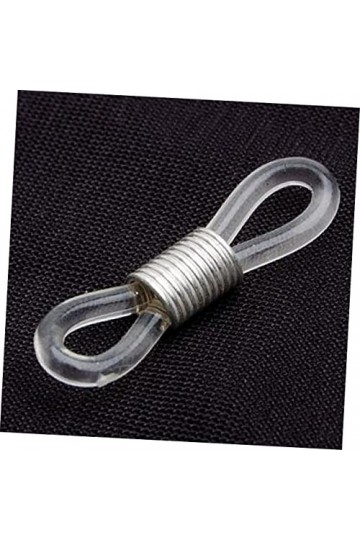 OSALADI 25 Pièces Boucles Porte-lunettes Boucles De Chaîne De Lunettes Connecteurs Dextrémité De Lunettes Accessoires Extrémi