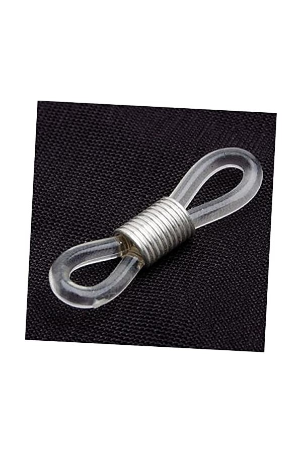 OSALADI 25 Pièces Boucles Porte-lunettes Boucles De Chaîne De Lunettes Connecteurs Dextrémité De Lunettes Accessoires Extrémi