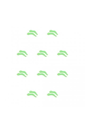 WUUISDNX Lot de 10 porte-lunettes chaîne de lunettes anti-dérapant pointes de temple manchon retenue lunettes accessoires lun