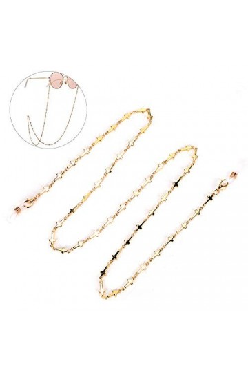 SALUTUYA Chaîne de lunettes, lanière de lunettes élégante délicate durable pour accessoires de vêtements