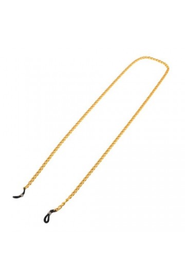 Ruilogod Chaîne métallique lunettes lunettes lunettes de lunette de fixation W Tête dor de lor 24.8 "de longueur