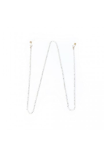 Cuque Sangle de lunettes, chaîne de lunettes en alliage perlé autour du cou pour lextérieur