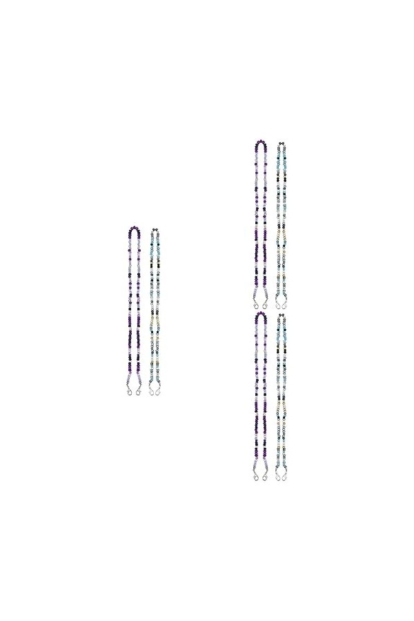 OSALADI 2 Pièces Chaîne De Masque De Lunettes Couvre-visage Tour De Cou Corde De Couverture De Visage Cintre De Couverture De