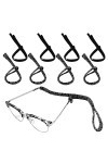 MOVKZACV 8 chaînes de lunettes réglables de 61 cm, cordon antidérapant pour lunettes de soleil et lunettes, cordons à lunette
