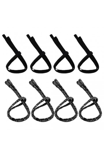 MOVKZACV 8 chaînes de lunettes réglables de 61 cm, cordon antidérapant pour lunettes de soleil et lunettes, cordons à lunette