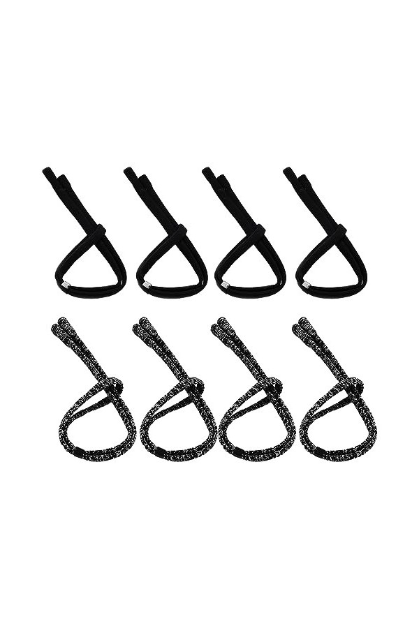 MOVKZACV 8 chaînes de lunettes réglables de 61 cm, cordon antidérapant pour lunettes de soleil et lunettes, cordons à lunette