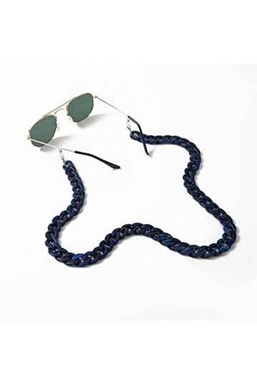 aLarm5 Chaîne de Lunettes etPorte-masque Résistant à la Corrosion，Rétro Chaîne Lunettes de Vue Sangle Holder Lunette de solei