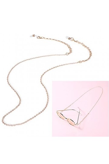 Redxiao Cordon de lunettes en alliage cadeau exquis, corde à lunettes, étoile à la mode simple lunettes sangle pour fille fem