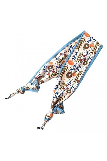 Cordon bohème pour lunettes de soleil - Style rustique - Imprimé floral - Motif zèbre - Pour femme, Motif fleurs colorées, ta