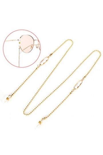 de Fin dannée Chaîne de Lunettes, Accessoire de Corde de Lunettes chaîne de Lunettes de Soleil antidérapante, Multifonction 