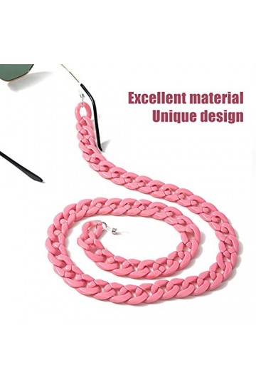 Chaîne de lunettes, sangle de lunettes autour du cou pour lextérieur pour les femmes pour les hommes