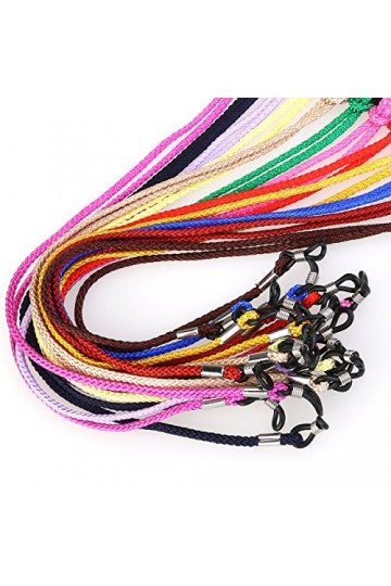NUOLUX 12pcs Nylon Spectacle cadre titulaire lunettes de soleil lunettes de soleil cou cordon couleur aléatoire 