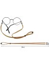Lot de 3 sangles de lunettes de soleil, cordon de lunettes de soleil, chaîne de support de lunettes, cordon de support de lun