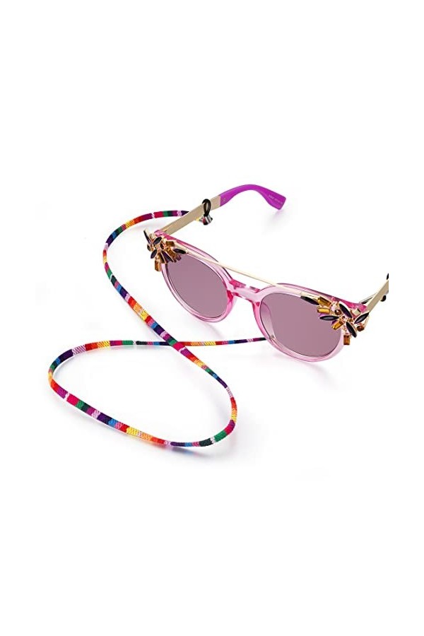 WEIESCIE Cordon Lunettes,2 pcs Chaîne Cordon Lunette Porte Lunettes Corde de Lunettes Réglable Universel，pour Hommes, Femmes 