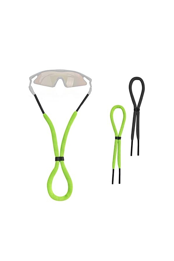 YSDYY 2 pièces sangle de lunettes de sport, anti-évier anti-chute lanière flottante sangles de lunettes antidérapantes réglab