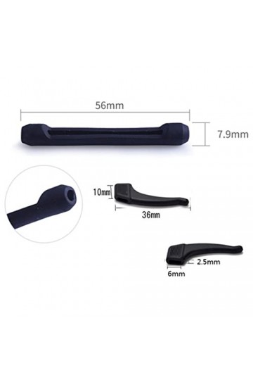 14 paires daccessoires lunettes lunettes silicone antidérapantes antidérapantes bandes fixation des jambes crochets doreill