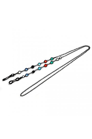 XTYPE Chaînes de lunettes pour femmes colorées anti-perte chaîne de cou élégante cordon de lunettes pour les yeux couleur : 