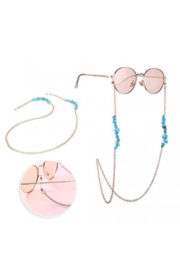Corde à Lunettes, Chaîne De Lunettes, Sangle De Lunettes, Sangle De Lunettes De Soleil, Lunettes En Pierre à la Mode, Sangle 