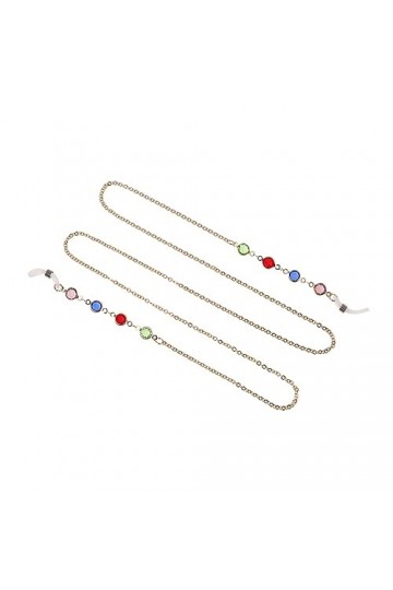 NIYANGLE Lunettes En Or Sangle De Sécurité Lunettes Support De Lunettes Sangle Lunettes Cordon Chaîne De Lunettes Antidérapan