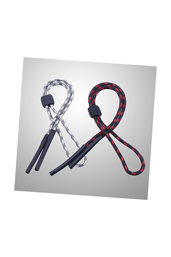 OSALADI 2 Pièces Lunettes De Soleil Chaîne Sangles Lunettes De Soleil Cordons Coton Lunettes Cordons Sport Lunettes Cordons P