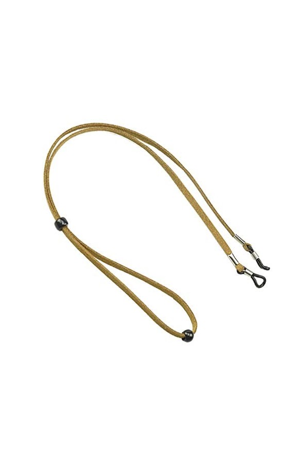 VPbao Ajustable Antidérapant Cordon à Lunettes Adulte Enfant Brun Clair