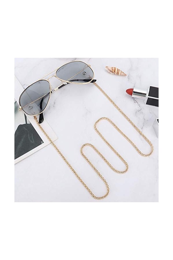 Chaîne de lunettes Lunettes de soleil Porte-sangle de lunettes,Chaîne de lunettes élégante, Sangle de lunettes de soleil anti
