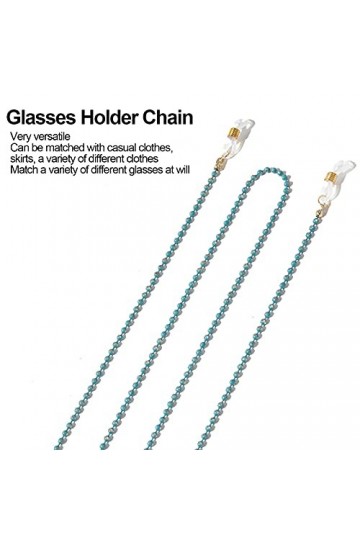 Entatial Collier de Lunettes, chaîne de Lunettes Lunettes Anti-Perte pour la fête pour Le Quotidien