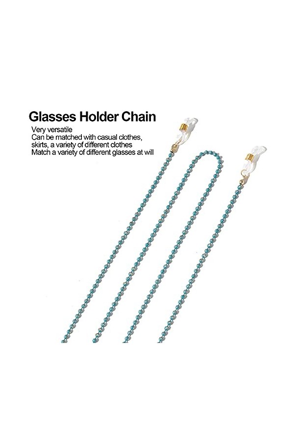 Entatial Collier de Lunettes, chaîne de Lunettes Lunettes Anti-Perte pour la fête pour Le Quotidien
