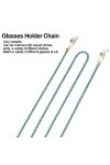Entatial Collier de Lunettes, chaîne de Lunettes Lunettes Anti-Perte pour la fête pour Le Quotidien