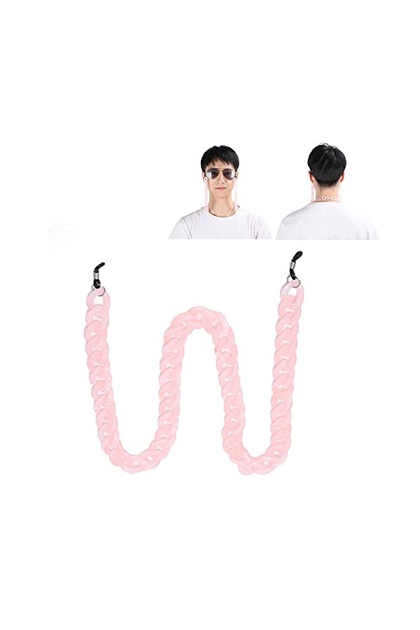 Chaîne de lunettes, style simple Chaîne de lunettes Joint antidérapant Silicone pour lunettes de soleil pour lunettes pour lu
